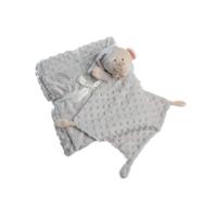 Gamberritos Knuffeldoekje En Deken 80 X 110 Cm Grijs