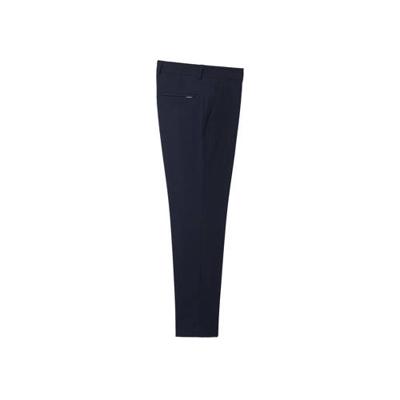 Mango Man slim fit pantalon met wol marine