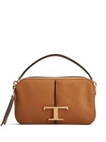 Tod's sac à bandoulière T Timeless en cuir - Marron - thumbnail