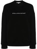 Stella McCartney sweat en coton à logo imprimé - Noir