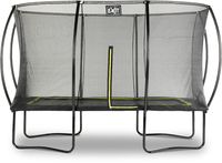 Exit Silhouette trampoline met net - 366 x 244 cm - Zwart