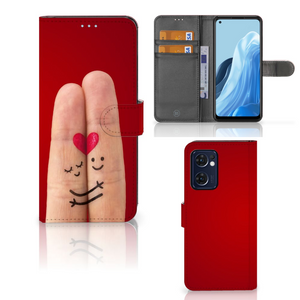 OPPO Find X5 Lite | Reno 7 5G Wallet Case met Pasjes Liefde - Origineel Romantisch Cadeau