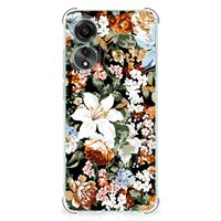 Case voor OPPO A78 4G Dark Flowers