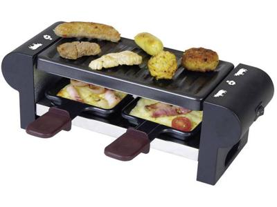 KALORIK TKG RAC 1007 CS raclette 2 persoon/personen Zwart, Bruin 350 W