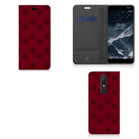 Nokia 5.1 (2018) Hoesje met Magneet Sterren - thumbnail