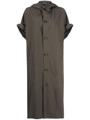 Y's Button-down cape - Groen