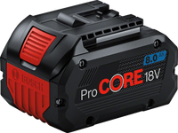 Bosch Blauw ProCORE18V 8.0 Ah Professional accu 8.0Ah Performance - 1600A016GK - thumbnail