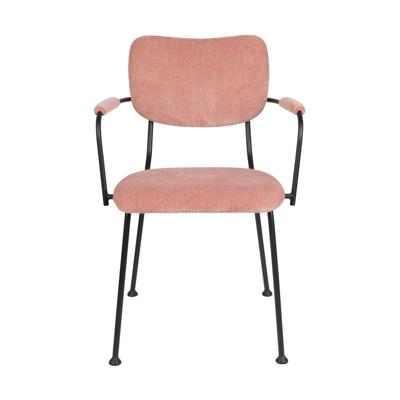Zuiver Benson armstoel gestoffeerd pink