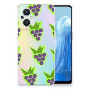 OPPO Reno8 Lite Siliconen Case Druiven