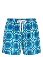 PENINSULA SWIMWEAR short de bain à imprimé géométrique - Bleu - thumbnail