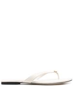 Tory Burch tongs Capri en cuir - Tons neutres