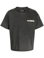 MISBHV t-shirt en coton à logo imprimé - Gris