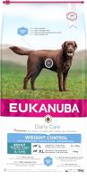 EUKANUBA Daily Care Weight Control - droog premium hondenvoer met kip voor volwassen honden met een gevoelige spijsvertering, voor grote rassen, 15 kg
