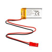 3,7 V 250 mAh batterij batterij LP601730 lithium-polymeer AKYGA AKY0384 Li-Po batterij PCM JST 2-polige aansluiting 2,54 15 cm