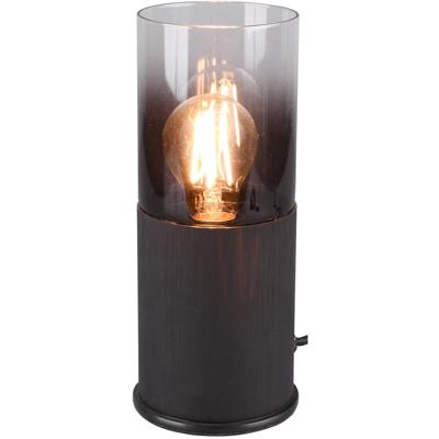 LED Tafellamp - Tafelverlichting - Trion Borin - E27 Fitting - Rond - Mat Zwart - Aluminium LED Tafellamp - Tafelverlichting - Trion Borin - E27 Fitting - Rond - Mat Zwart - Aluminium