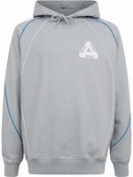 Palace hoodie Sidewinder à logo imprimé - Gris