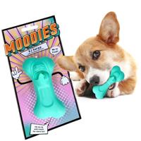 Moodies DJ Derpy kauwbot van natuurlijk rubber met geurstoffen hondenspeelgoed artikelnummer Holland Animal Care MOOD007