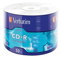 Verbatim CD-R Extra Protection, cd-blanco met 700 MB gegevensopslag, ideaal voor foto- en video-opnamen, compatibel met elk conventioneel cd-station, 50 stuks spindel
