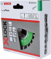 Bosch Accessories 2608620733 Schijfborstel Heavy for Inox X-LOCK, getordeerd, roestvrij, 115 mm, 0,5 mm 1 stuk(s) - thumbnail