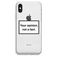 Your opinion: iPhone XS Max Transparant Hoesje