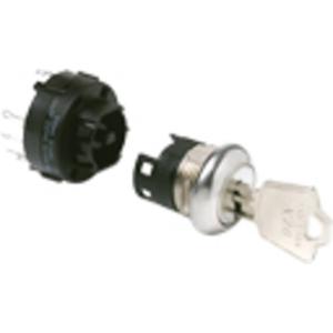 C & K Switches Sleutelschakelaar 125 V 2.5 A 2x aan/aan/aan/aan 4 x 30 ° 1 stuk(s)