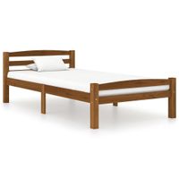 Bedframe massief grenenhout honingbruin 90x200 cm - thumbnail