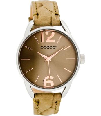 OOZOO JR Horloge Zand Mat Croco | JR280