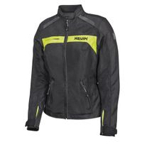 HEVIK Sirocco Light Lady, Doorwaai motorjas dames, Zwart-Geel