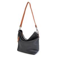 Berba leren Hobo Schoudertas Chamonix Zwart