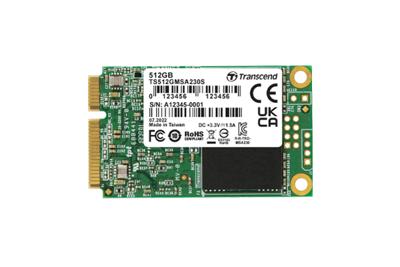 Transcend MSA230S 512 GB mSATA SSD harde schijf mSATA Retail TS512GMSA230S
