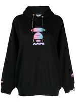 AAPE BY *A BATHING APE® hoodie à logo imprimé - Noir