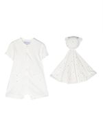 Emporio Armani Kids barboteuse à manches courtes - Blanc