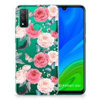 Huawei P Smart 2020 TPU Case Butterfly Roses - thumbnail