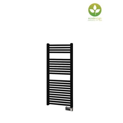 Plieger Palermo-EL III/Fischio elektrische designradiator horizontaal 1111x500mm 500W mat zwart 7250406 Plieger Palermo-EL III/Fischio elektrische designradiator horizontaal 1111x500mm 500W mat zwart 7250406