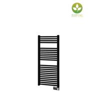 Plieger Palermo-EL III/Fischio elektrische designradiator horizontaal 1111x500mm 500W mat zwart 7250406