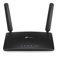 TP-Link, Router 4G LTE 150Mbps WiFi AC 750Mbps, 2 x SMA voor externe antenne, 4 Ethernet-poorten, verwijderbare antennes, modem SIM-kaart voor elke operator (Archer MR200)