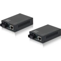 LevelOne FVT-2202 netwerk media converter 100 Mbit/s Zwart - thumbnail