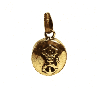 Hanger Ovaalvormig Doosje Dorje Messing