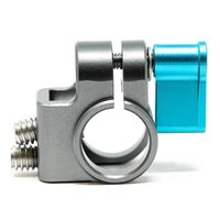 Kondor Blue 15mm Single Rod Clamp for Focus Gears Space Gray - thumbnail