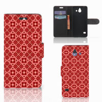 Huawei Ascend Y550 Telefoon Hoesje Batik Rood