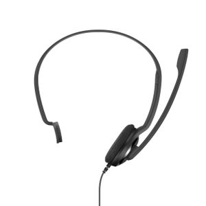 Sennheiser PC 7 USB On Ear headset Computer Kabel Mono Zwart Noise Cancelling