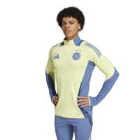 adidas Ajax Trainingstrui 1/4-Zip 2024-2025 Geel Blauw - thumbnail