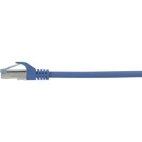 Renkforce RF-5043918 RJ45 Netwerkkabel, patchkabel CAT 6A S/FTP 10.00 m Blauw Snagless, Vlambestendig 1 stuk(s) - thumbnail