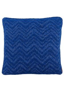 Missoni Home grand coussin Columbia à motif zig-zag - Bleu