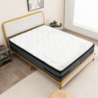 32 cm Dikke Traagschuimmatras H2 Cool Gel-Geïnfuseerde Hybride Matras Zachte Gebreide Stoffen Hoes 140 x 200cm