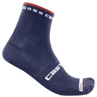 Castelli Rosso corsa 9 fietssokken belgisch blauw heren L-XL