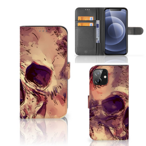 Telefoonhoesje met Naam iPhone 12 | 12 Pro (6.1") Skullhead