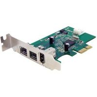 StarTech.com 3-poort 2b 1a Low Profile 1394 PCI Express FireWire Adapterkaart - thumbnail