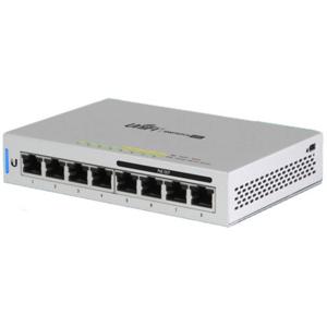 Ubiquiti UniFi US-8-60W Managed L2 Gigabit Ethernet (10/100/1000) Power over Ethernet (PoE) Grijs