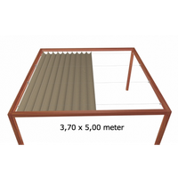 Harmonicadoek 3,70 x 5,00 meter